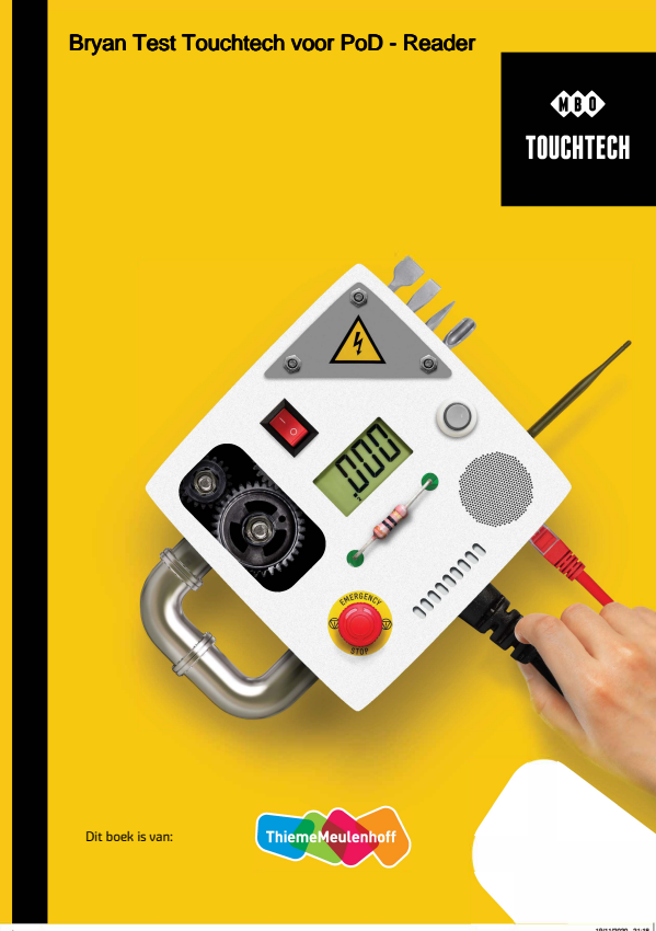 [9870000002301] Bryan Test Touchtech voor PoD